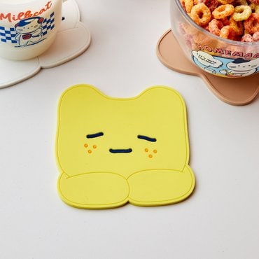 BUTTER(버터) [버터샵] 햅삐데이 빼꼼 버터군 PVC 코스터