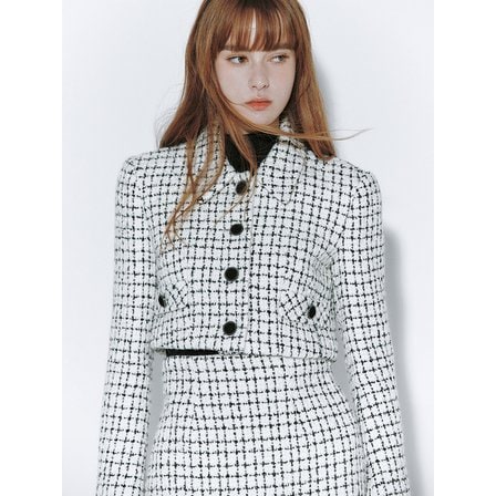 이바나헬싱키 [리퍼브]Lea Wool Tweed Jacket_2colors