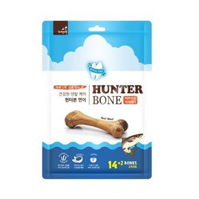 헌터본 연어 16p/애완견간식/강아지건조간식/개껌/강아지간식/반려견간식/애완견디저트