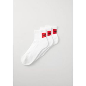 휴고 레이블 3팩 - 운동화 양말 흰색 8010886