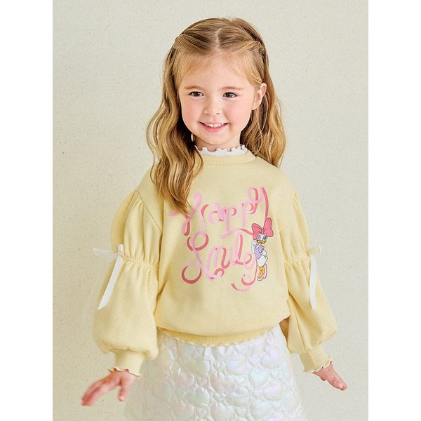 [디즈니]데이지덕 해피스마일밍크기모티셔츠