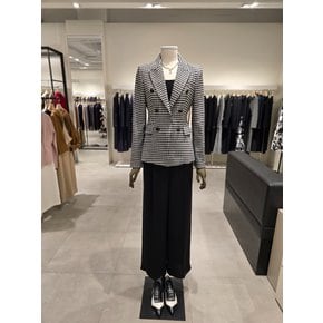 [파주점] 깅엄 체크 피크드 더블 자켓 JS3B0JK321