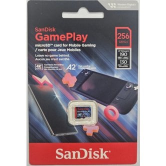  샌디스크 MicroSD GamePlay 256GB_190MB/s