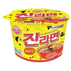 오뚜기 진라면매운맛큰컵 12개입 식용품 라면