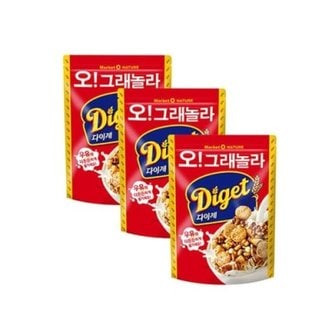 텐바이텐 오리온 단백질시리얼 오그래놀라 다이제 300g X3개