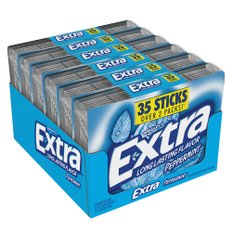 Extra Peppermint Sugar Free Chewing Gum 엑스트라 페퍼민트 슈가프리 무설탕 껌 35입 6팩