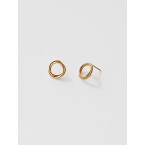 Infiniti circle earrings 小 (2colors)