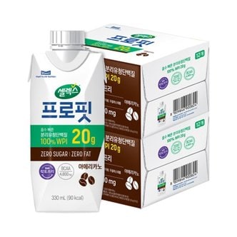 셀렉스 프로핏 웨이프로틴 아메리카노 드링크 330ml 12팩 2박스  총 24팩  단백질음료.._P324369850