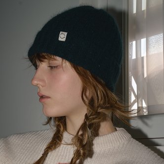 벤시몽 [24FW] SOFT ANGORA BEANIE - GREEN