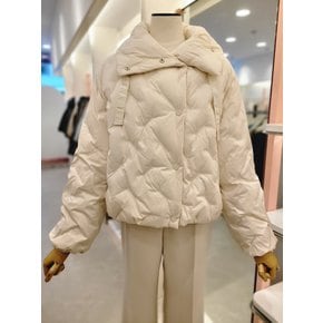 [여주점] 여성 와이드카라 스트링 구스다운 숏패딩(ITOAWPD350A)