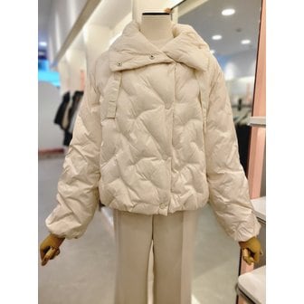 잇미샤 [여주점] 여성 와이드카라 스트링 구스다운 숏패딩(ITOAWPD350A)