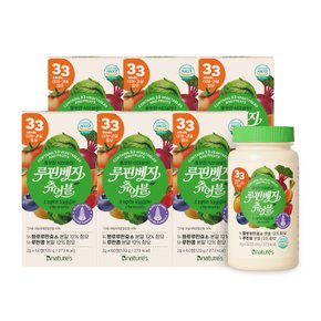 루핀베지츄어블 60정 6박스 샐러드 캔디 식이섬유 33종 과일야채혼합농축분말 과일야채 루피니빈