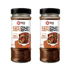 백설 돼지갈비양념 500g x2개