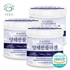 호주산 양태반 콜라겐 저분자 엘라스틴 분말 가루 haccp 인증 170gx3통