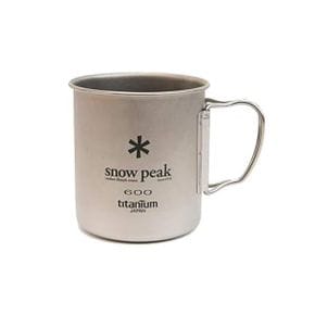 미국 스노우피크 티타늄 캠핑컵 Snow Peak Titanium Single 600 Mug 1379876