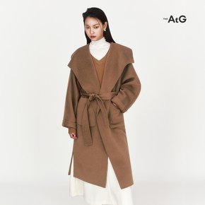 [The AtG] 더엣지 24FW 메리노울 핸드메이드 숄카라 코트