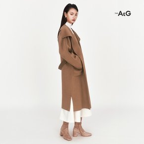 [The AtG] 더엣지 24FW 메리노울 핸드메이드 숄카라 코트