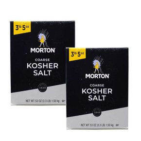 c/몰톤 코셔 굵은 소금 1.5kg 2팩 Morton Coarse Kosher Salt