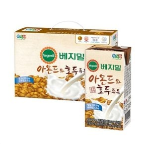 베지밀 아몬드와 호두 두유 190ml 24팩