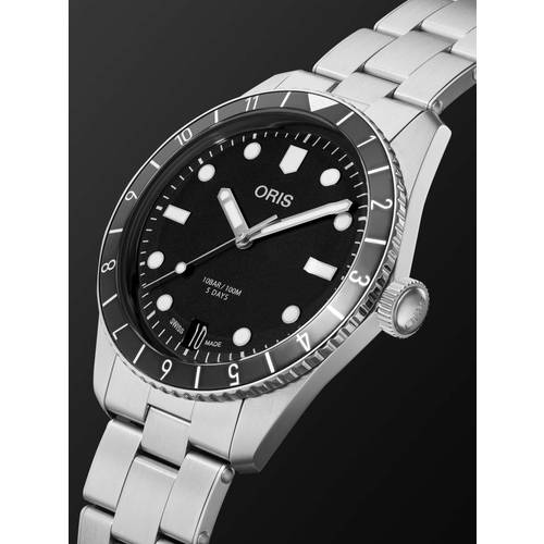 [해외배송] DIVERS SIXTYFIVE 오토매틱 40MM 스테인레스 스틸 시계 REF 노 01 400 7 B0080105749