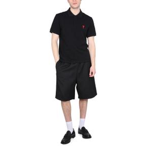 WOOL BLEND BERMUDA SHORTS Shorts HSO302_PL0012001 BLACK