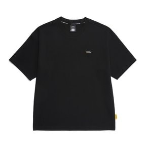 [여주점] N252UTS070 리젠 별자리 그래픽 세미오버핏 반팔 티셔츠 CARBON BLACK