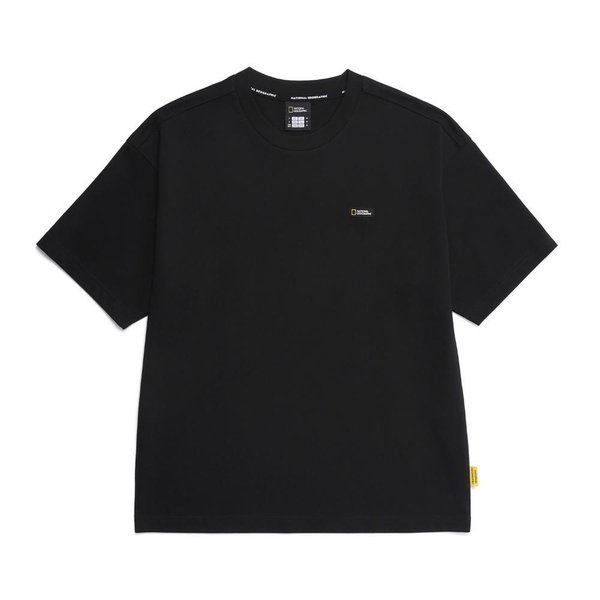 [여주점] N252UTS070 리젠 별자리 그래픽 세미오버핏 반팔 티셔츠 CARBON BLACK