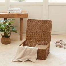 데일리 수납 바스켓_40x34x16cm 뚜껑 내추럴 J52N901056400