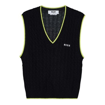 MSGM 로고 울 니트 3341MDW110 227790 99