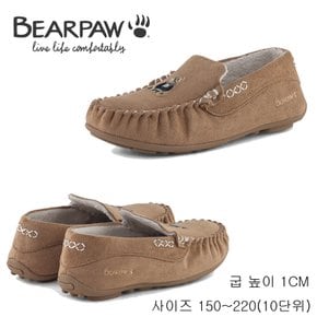 베어파우(BEARPAW)아동(kids) DOLLIE BEAR  모카신 히코리 (K820002ND)