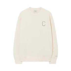 C 로고 맨투맨 아이보리 CO2501CR31IV
