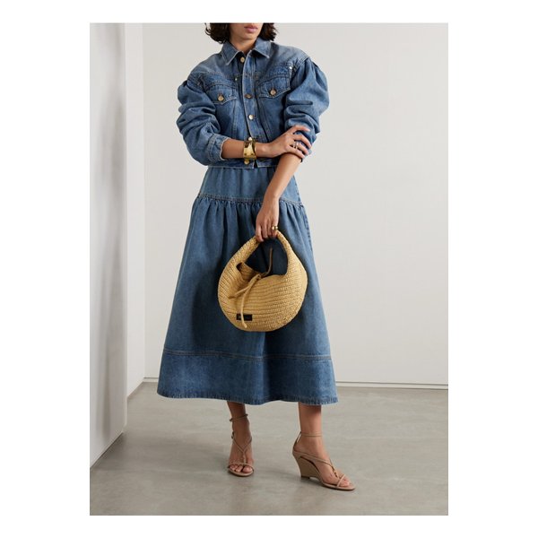 더 코제트 크롭 데님 재킷 라이트 데님 1647597325630218