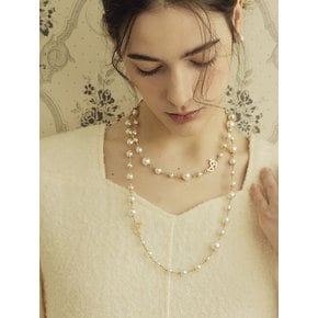 Classic Vintage Pearl Long Necklace