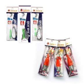 릴지렁이 KF-344 감성돔 KF-343 붕어 잉어 바늘 채비