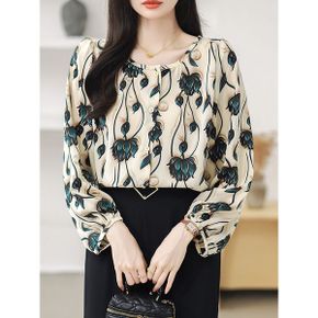 플로젠 프린트 블라우스 BJ1BL006_P384861118