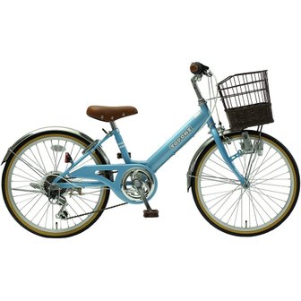  TOPONE 20 NV206-BL 어린이용 자전거 인치 앞 바구니 부착 시마노 6단 변속 기어 스테인리스