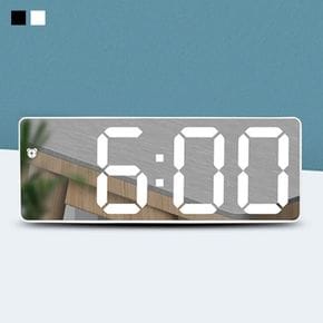키밍 밝기조절 led탁상시계 전자시계 스탠드 무소음