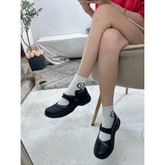 클락스 25SS 여성 프로 페이스 블랙 레더 플랫  26179828