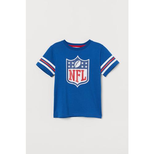 프린트 티셔츠 블루/NFL 0803221012