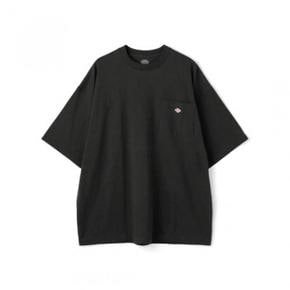 빅 실루엣 포켓 티셔츠 PLAIN 플레인 반팔 DTC0402 TCB 블랙