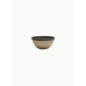 하사미포슬레인 26PF HPB047 - Deep Round Bowl, 185mm, Black