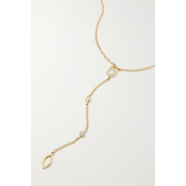 쿠르베 Co Tie 18캐럿 골드 실험실 재배 다이아몬드 목걸이 42247633208883010