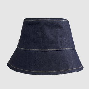 사이드 아일렛 버킷햇 데님 CROSS EYELET BUCKET HATDENIM