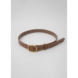 나인(Atelier Nain) (S-BT-0007)REAL LEATHER GOLD BUCKLE BELT