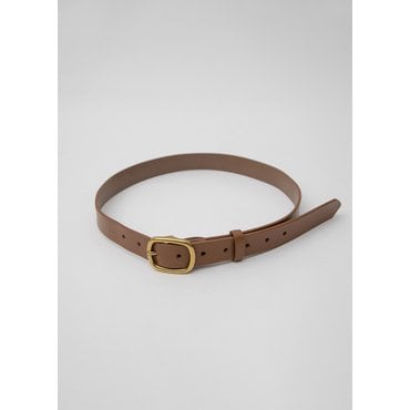 나인(Atelier Nain) (S-BT-0007)REAL LEATHER GOLD BUCKLE BELT