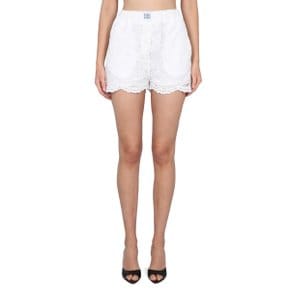 엠에스지엠 LACE SHORT Shorts 3442MDB05_23731102 WHITE