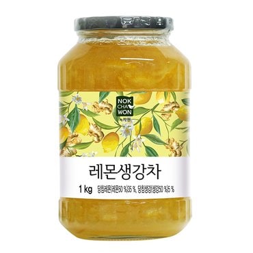  메가커피 녹차원 레몬생강차 1kg 1박스 12개