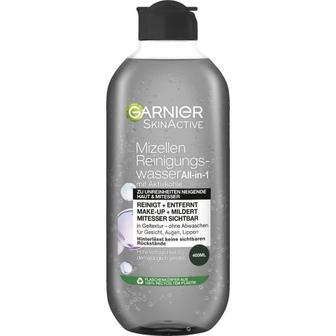  유럽직구 Garnier 가르니에 미셀라 클렌징 워터 올인원 활성탄 함유 400ml