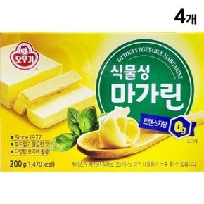 파운드마가린 마가린(식물성 오뚜기 200g)X4 옥수수마가린