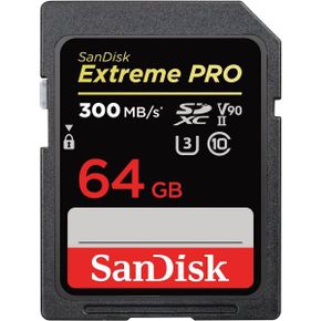 영국 샌디스크 sd카드 SanDisk 64GB Extreme PRO SDXC Memory Card up to 300MB/s UHSII Class 1